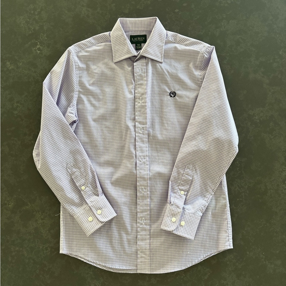 Ralph Lauren Boys Long-Sleeved Button Down Shirt